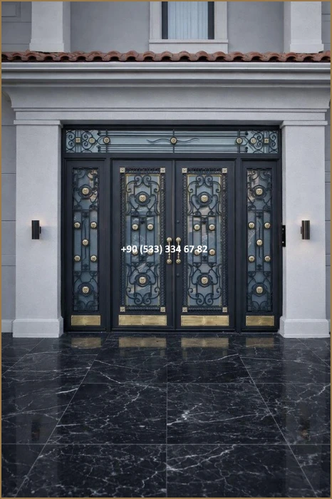 VİLLA KAPILARI-FERFORJE VİLLA KAPILAR-VİLLA GİRİŞ KAPILAR-BAHÇE KAPILARI-FERFORJE KAPILAR dem8422