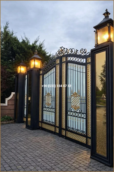 VİLLA KAPILARI-FERFORJE VİLLA KAPILAR-VİLLA GİRİŞ KAPILAR-BAHÇE KAPILARI-FERFORJE KAPILAR dem8427