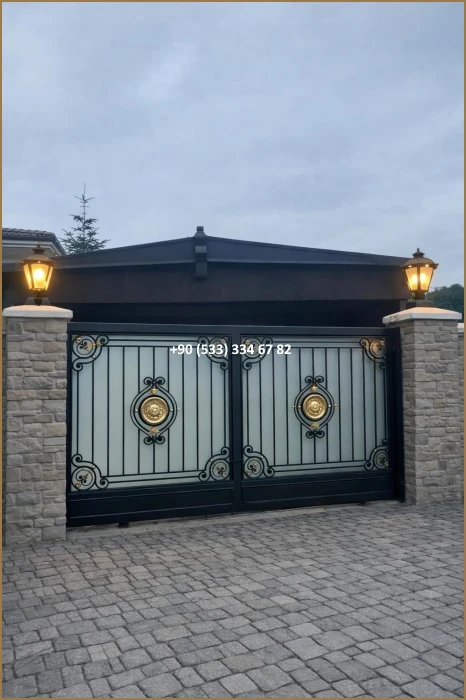 VİLLA KAPILARI-FERFORJE VİLLA KAPILAR-VİLLA GİRİŞ KAPILAR-BAHÇE KAPILARI-FERFORJE KAPILAR dem8429