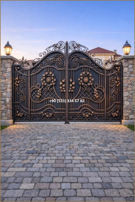 VİLLA KAPILARI-FERFORJE VİLLA KAPILAR-VİLLA GİRİŞ KAPILAR-BAHÇE KAPILARI-FERFORJE KAPILAR dem8439