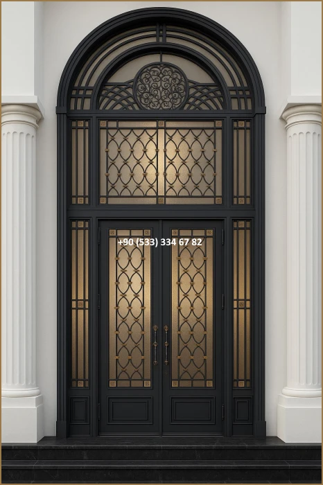 VİLLA KAPILARI-FERFORJE VİLLA KAPILAR-VİLLA GİRİŞ KAPILAR-BAHÇE KAPILARI dem8308